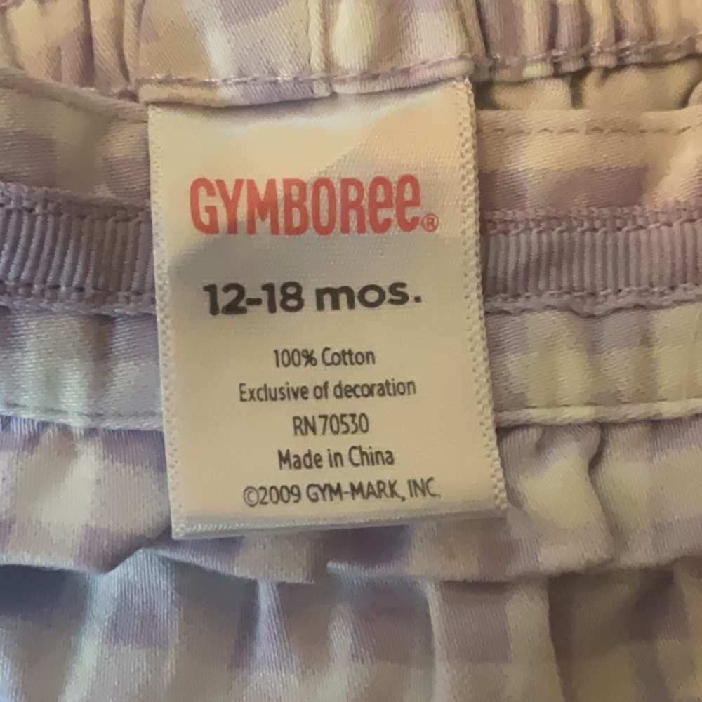 Gymboree White and Purple Floral Baby Outfit - Picture 5 of 9